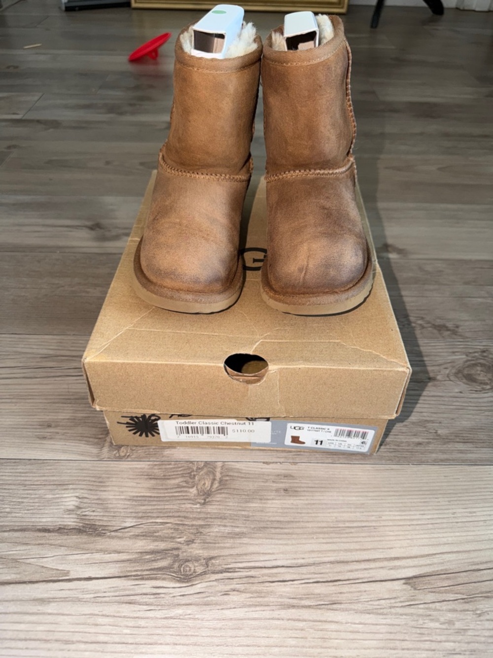 UGG Chestnut Toddler Shearling Boots